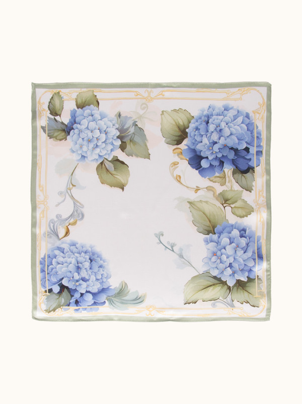 Silk gavroshka Morning Delicacy 53 cm x 53 cm