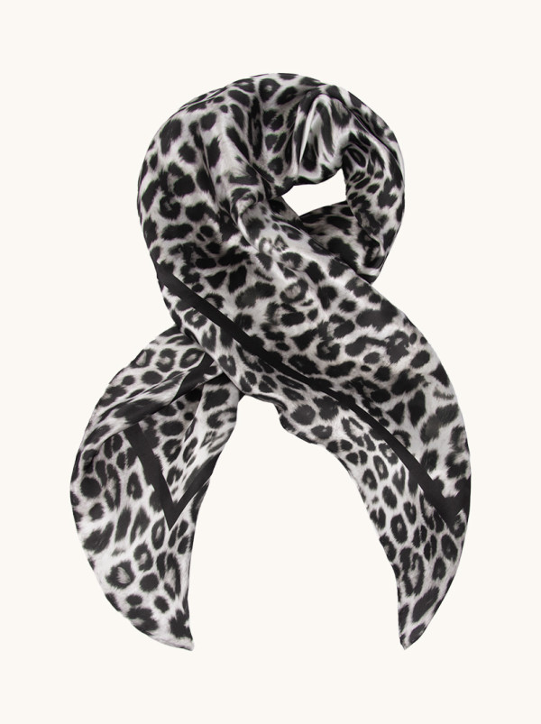 Duża apaszka jedwabna Echo natury 90cm x 90cm