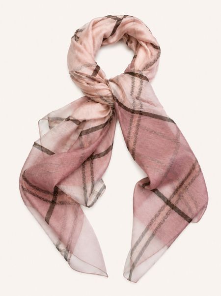 Powder evening scarf 180 cm