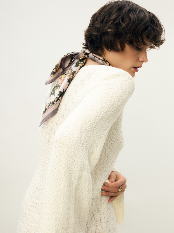 Apaszka jedwabna Zaczarowany Gaj 68x68cm PREMIUM