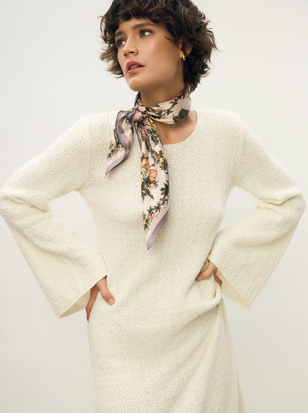 Apaszka jedwabna Zaczarowany Gaj 68x68cm PREMIUM