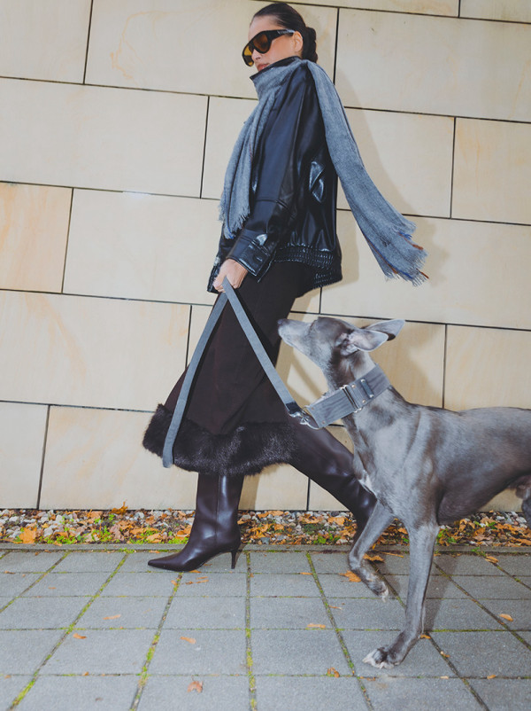 Szal kaszmirowy LUNARO kaszmir 100% 70x180 cm PREMIUM