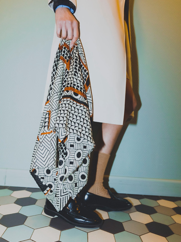 Szal wełniany ORIGO 90x200 cm PREMIUM