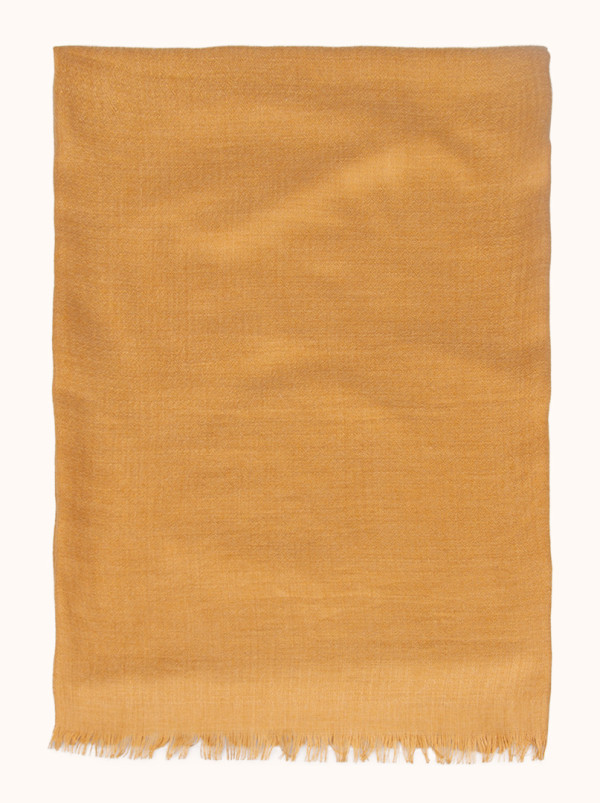Szal 100% wiskoza miodowy 80x180 cm