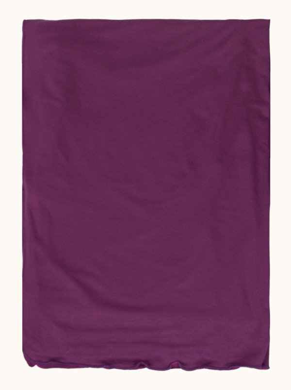 Szal z wełny burgundowy 70x190 cm