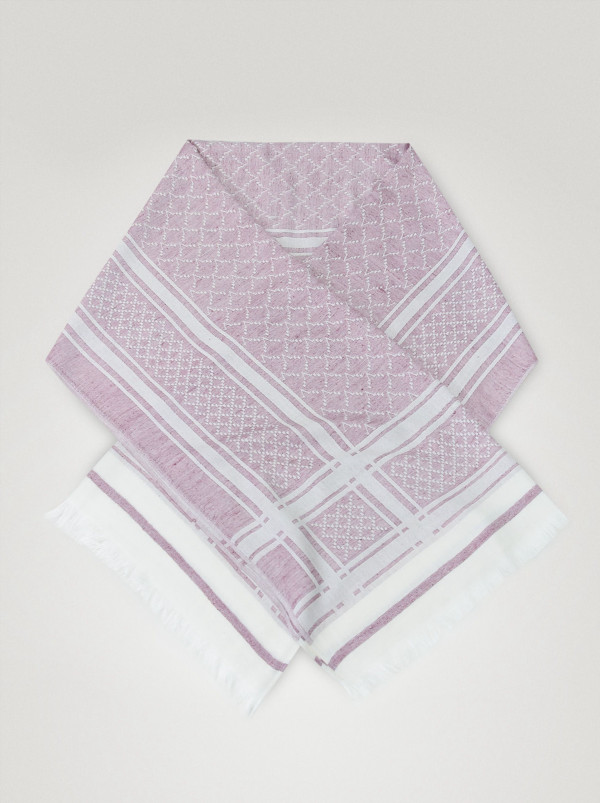 Włoski szal z wzorem