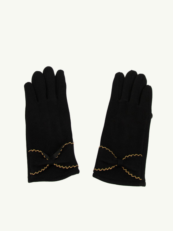 knitted gloves