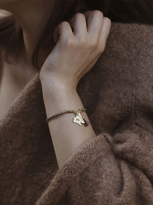 Bransoletka złocona Wild fall animal kingdom