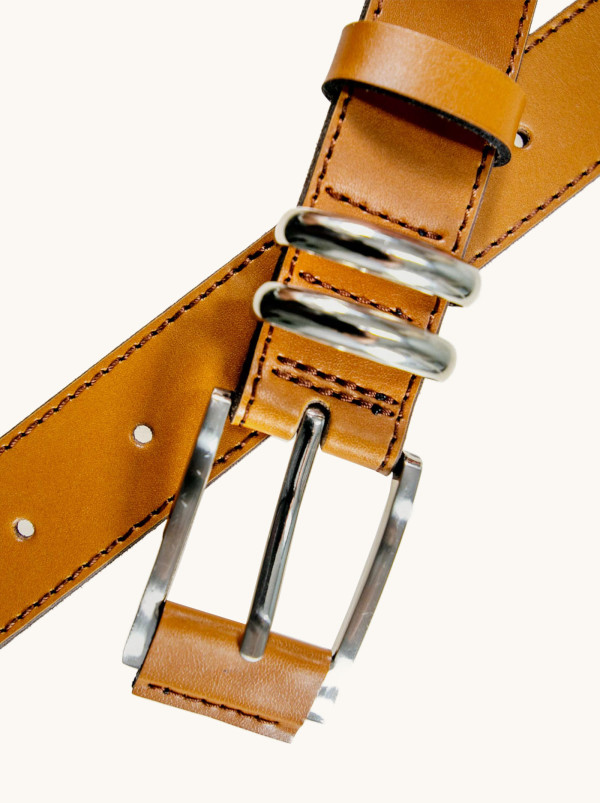 Leather belt