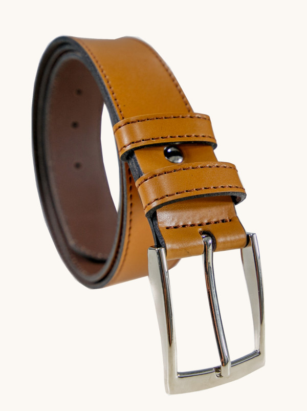 Leather belt
