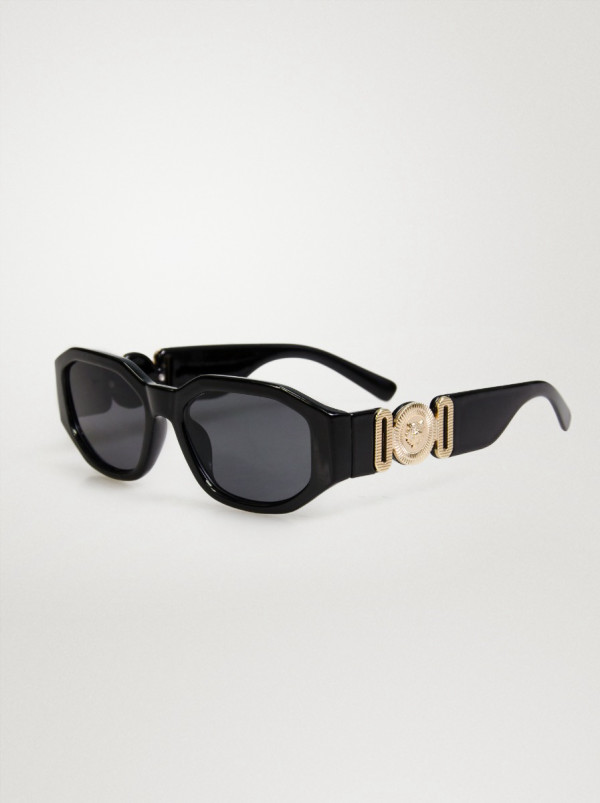 Rectangular sunglasses Sucre Black, BRYLOVE