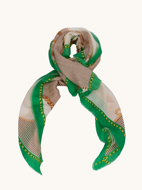 Chusta 100% wełna z kotwicami 100x100cm