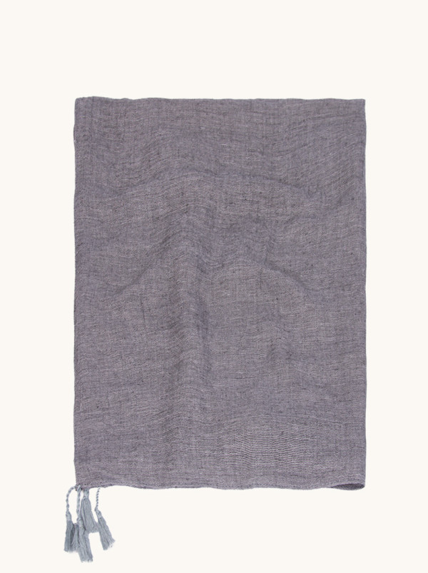 100% viscose scarf gray 70x190 cm