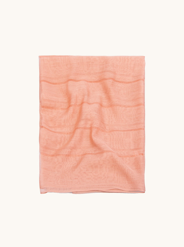 Szal wizytowy  koralowy 190 cm