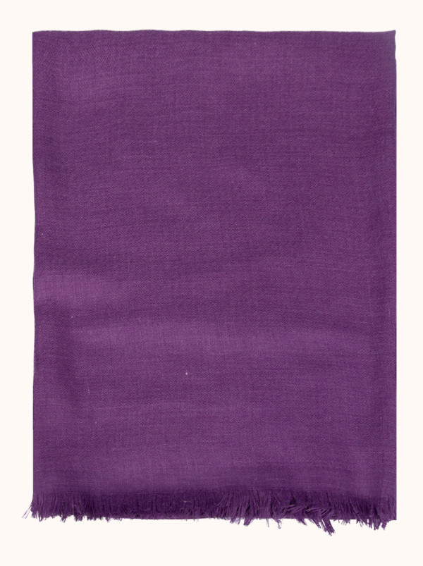 Szal 100% wiskoza fioletowy 80x180 cm