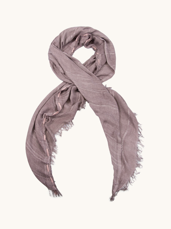 Szal 100% wiskoza fioletowy 70 cm x 170 cm