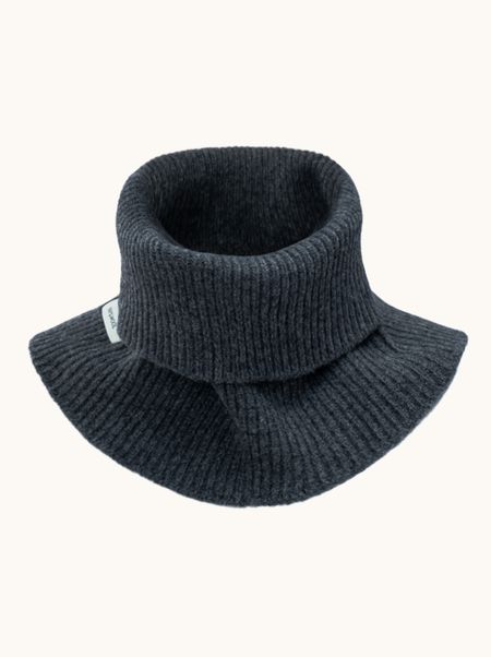 Grafitowy komin wełniany 30x30 cm PREMIUM 