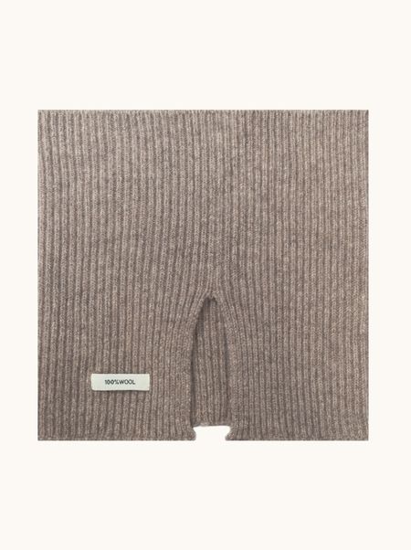 Beżowy komin wełniany 30x30 cm PREMIUM 