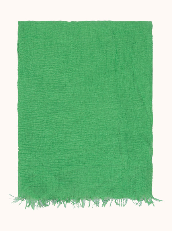 Light green scarf 90 x 190 cm