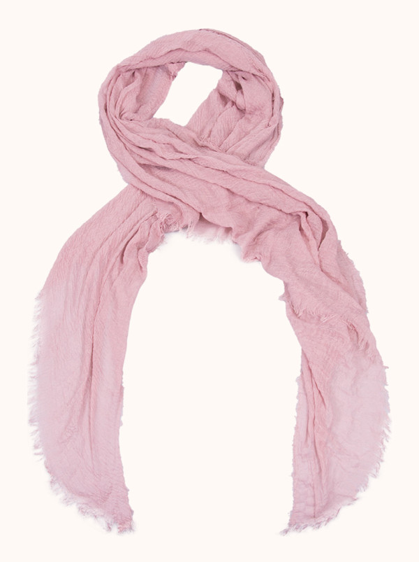 Lekki różowy szal 90 x 190 cm