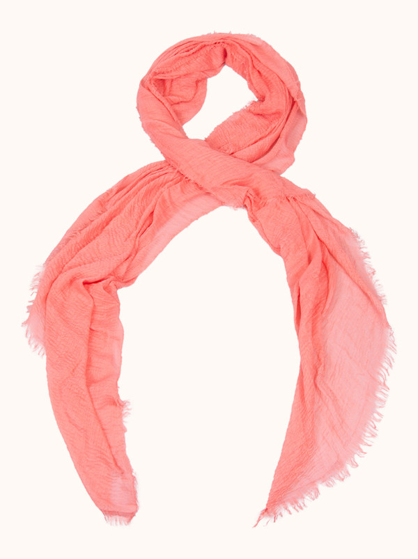 Lekki koralowy szal 90 x 190 cm