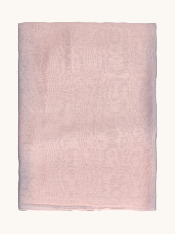 Evening shawl shaded pink-gray 80 cm x 190 cm