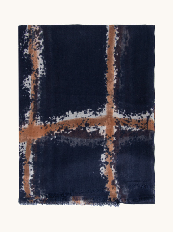 Lightweight scarf, dark gray, 115 cm x 198 cm