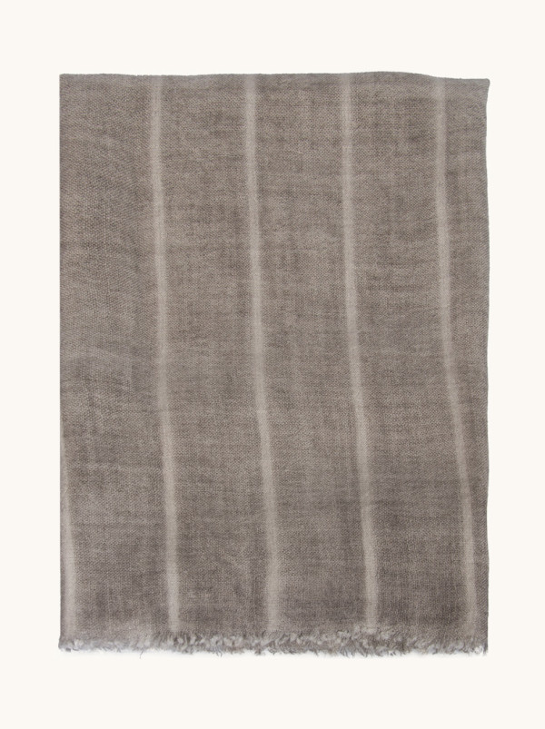 Wool striped scarf 90 cm x 200 cm