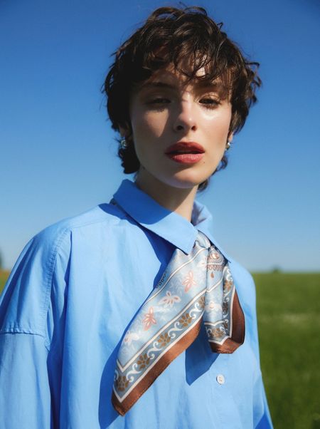 RITA Silk Scarf, 70x70 cm, PREMIUM