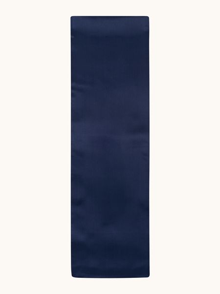 Szal jedwabny granatowy 16x145 cm