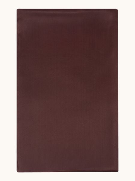 Szal jedwabny czekoladowy 55x175 cm