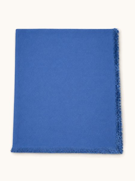 Cobalt-Blue Cashmere Scarf, 80x200 cm