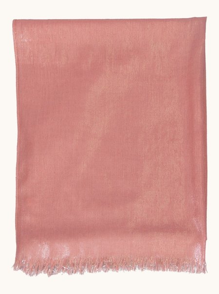 Pink Formal Scarf with Shimmering Thread  190 cm