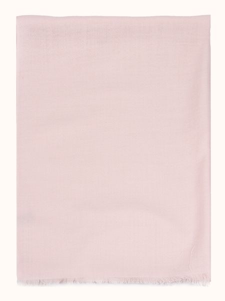 Scarf 100% wool pink 70cm x 190 cm