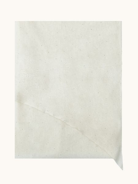 Cashmere shawl with rhinestones in ecru 75x200 cm PREMIUM