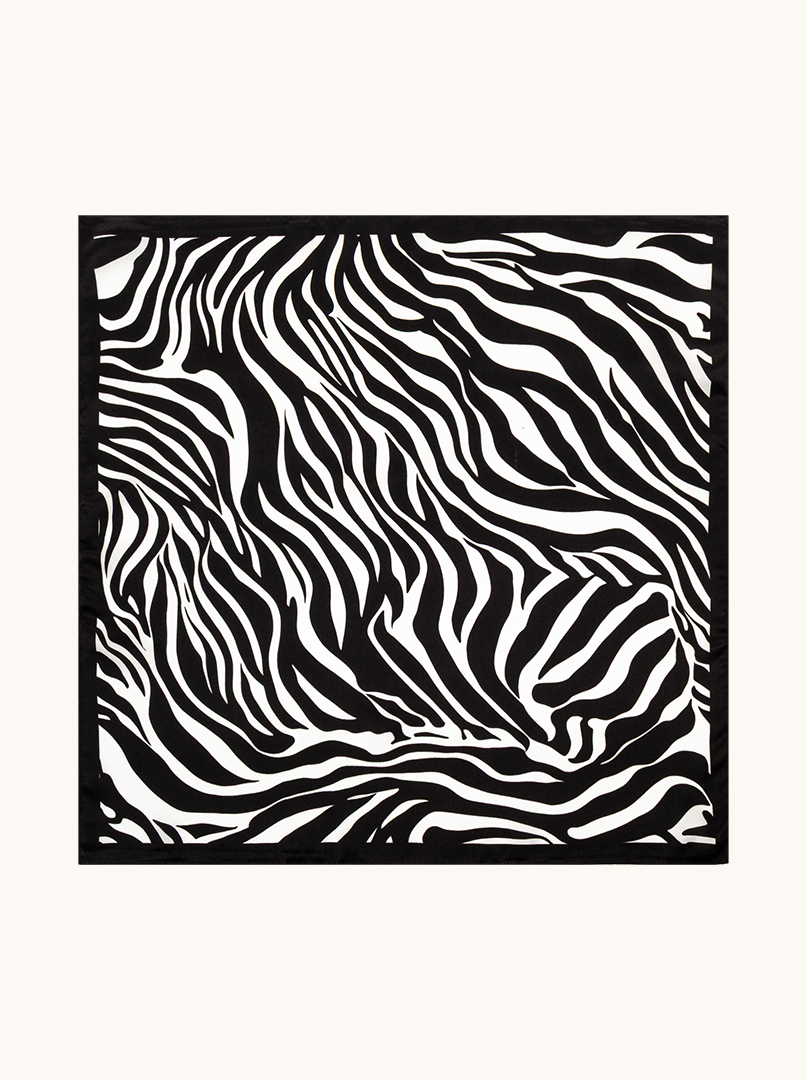 Mała apaszka jedwabna SILVA 53x53 cm PREMIUM zdjęcie 4