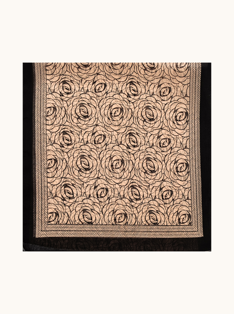 Szal jedwabny ROSA OMBRA 42x160 cm PREMIUM zdjęcie 4