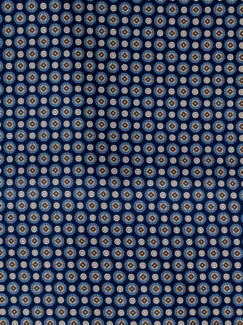 Ekskluzywny szal męski w geometryczne wzory 25 cm x 160 cm zdjęcie 2