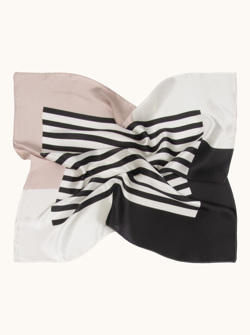 Apaszka jedwabna ALBA 70x70 cm PREMIUM zdjęcie 4