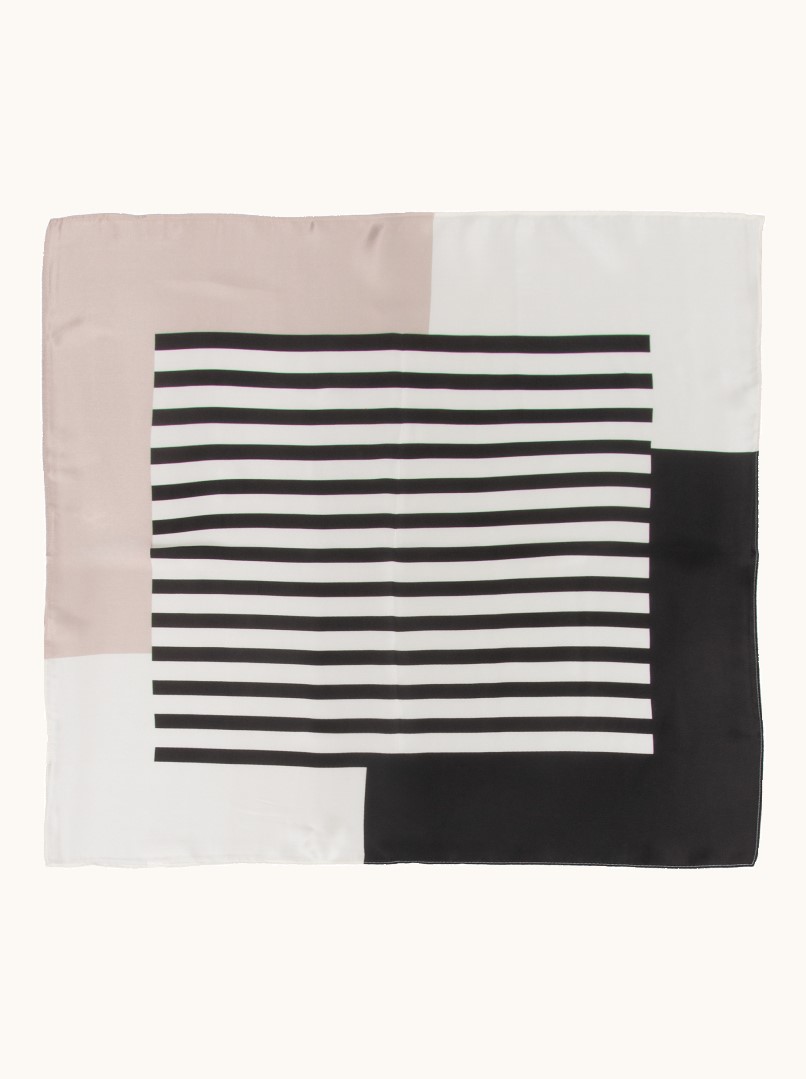 Apaszka jedwabna ALBA 70x70 cm PREMIUM zdjęcie 3